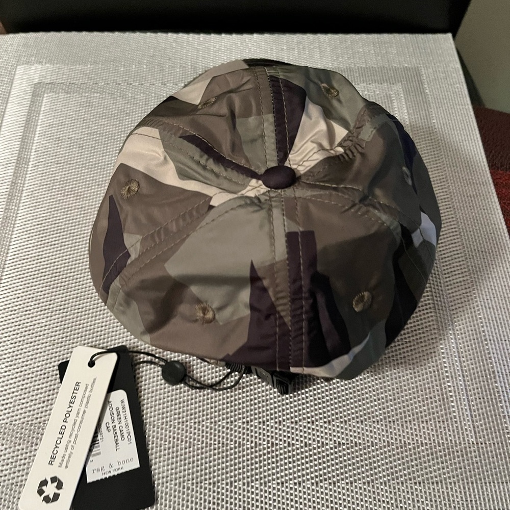 RAG & BONE ADDISON NWT AUTHENTIC GREEN CAMO UNISEX BASEBALL CAP. - Picture 12 of 17